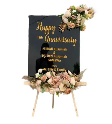 Papan Bunga Akrilik Rajeg